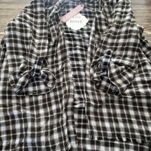 Knox Rose Women's Top Brown Farmhouse Long Sleeve Size Large